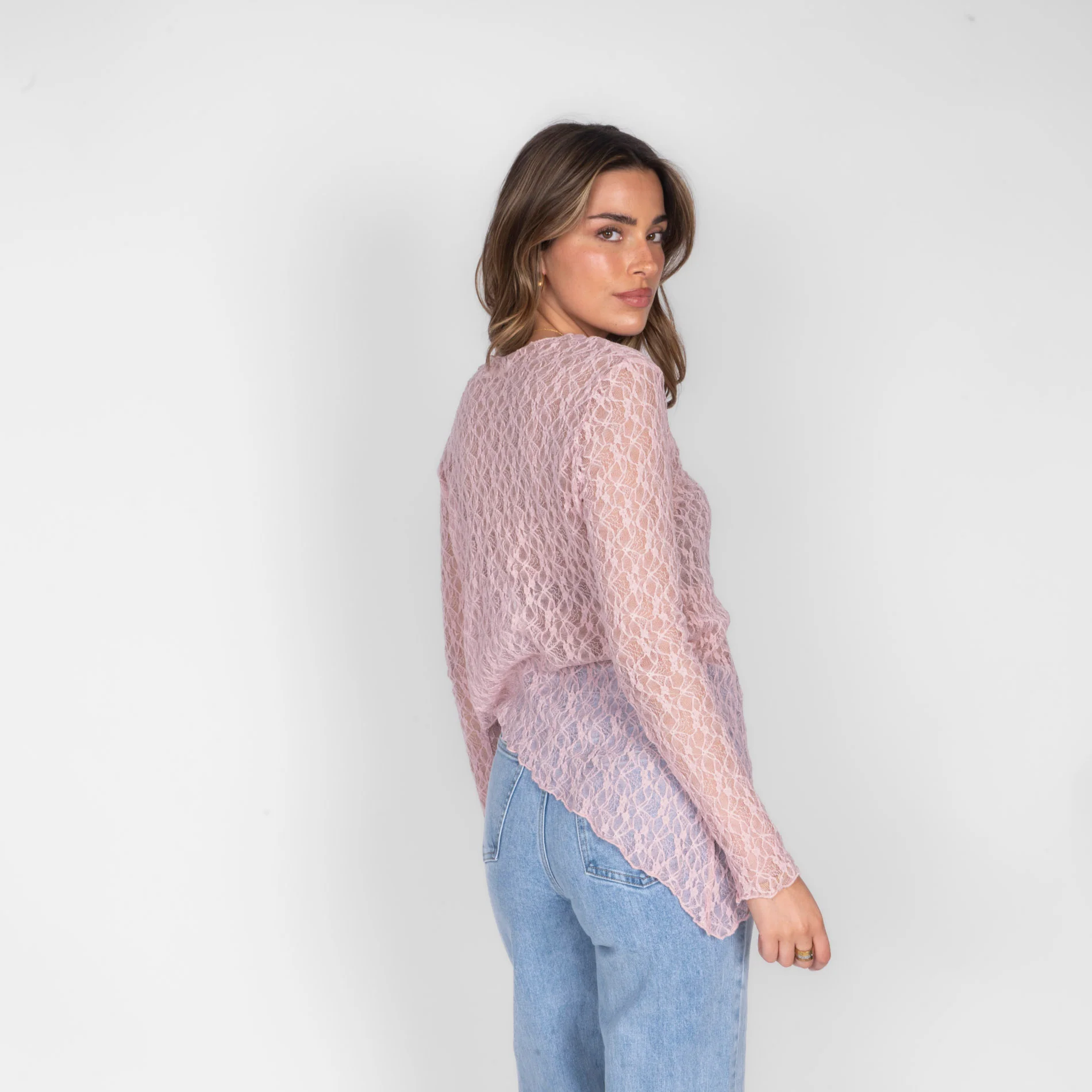 Asymmetric Lace Longsleeve - Image 5