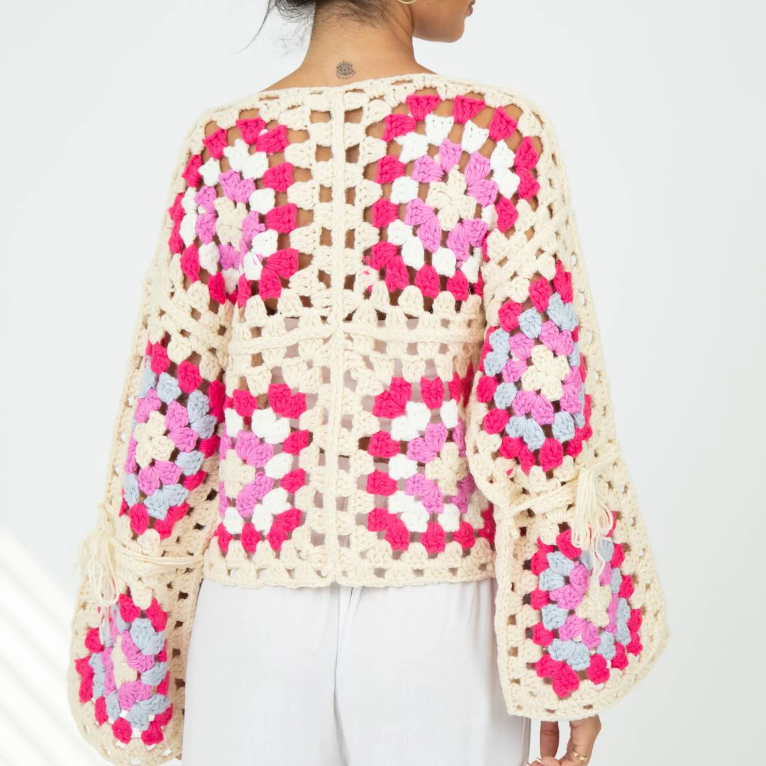 Boho Handmade Cardigan in - Image 13