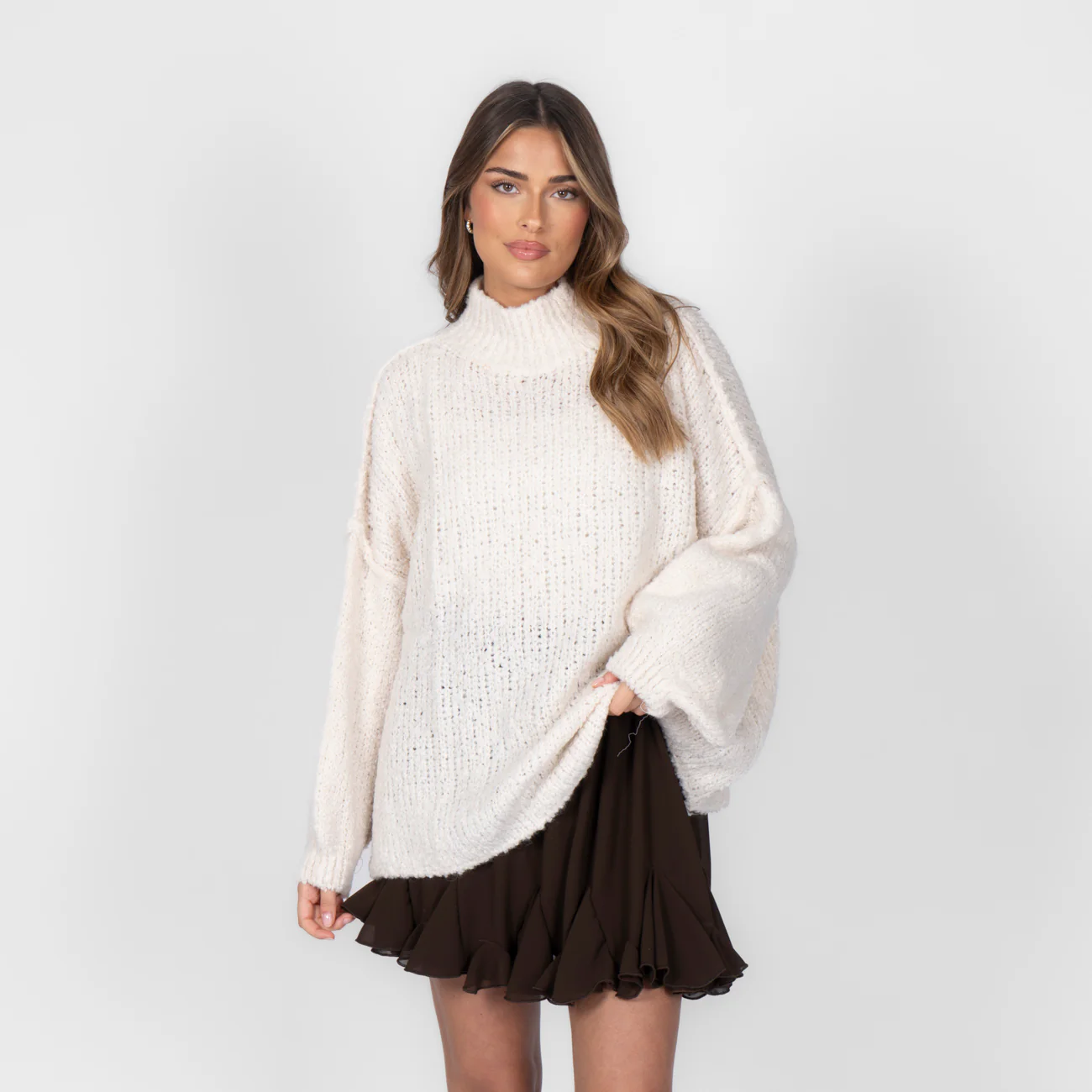 Bouclé Oversize Pullover "CasualCozy" - Image 29