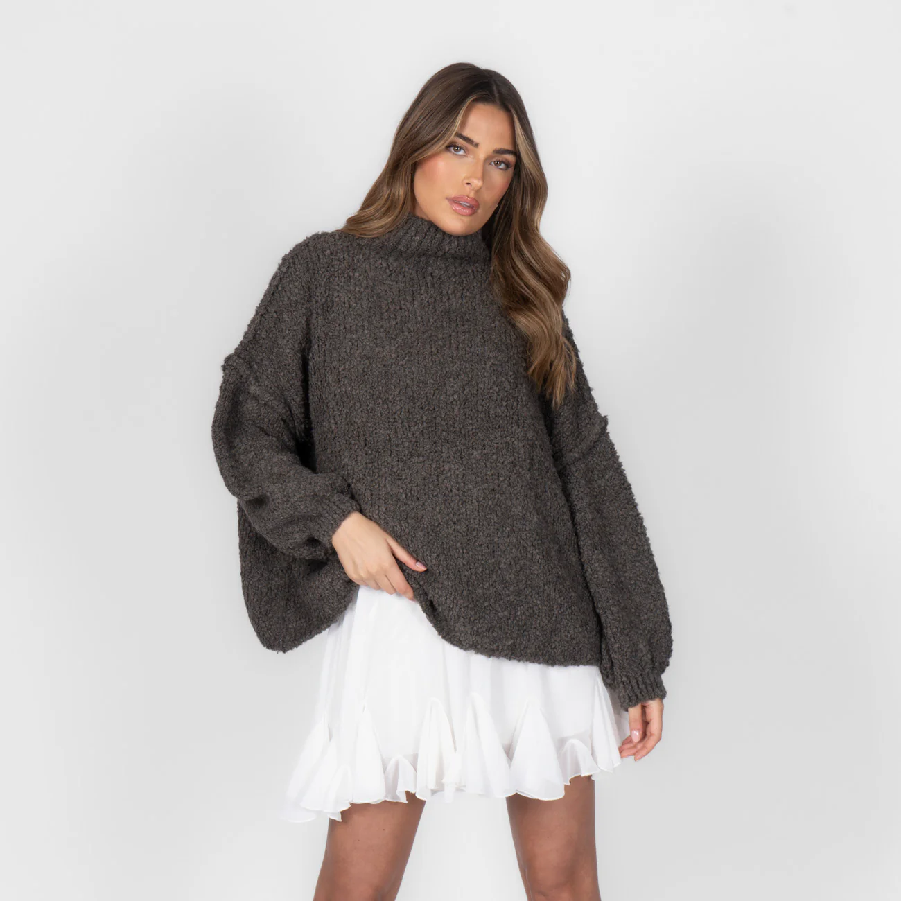 Bouclé Oversize Pullover "CasualCozy" - Image 4