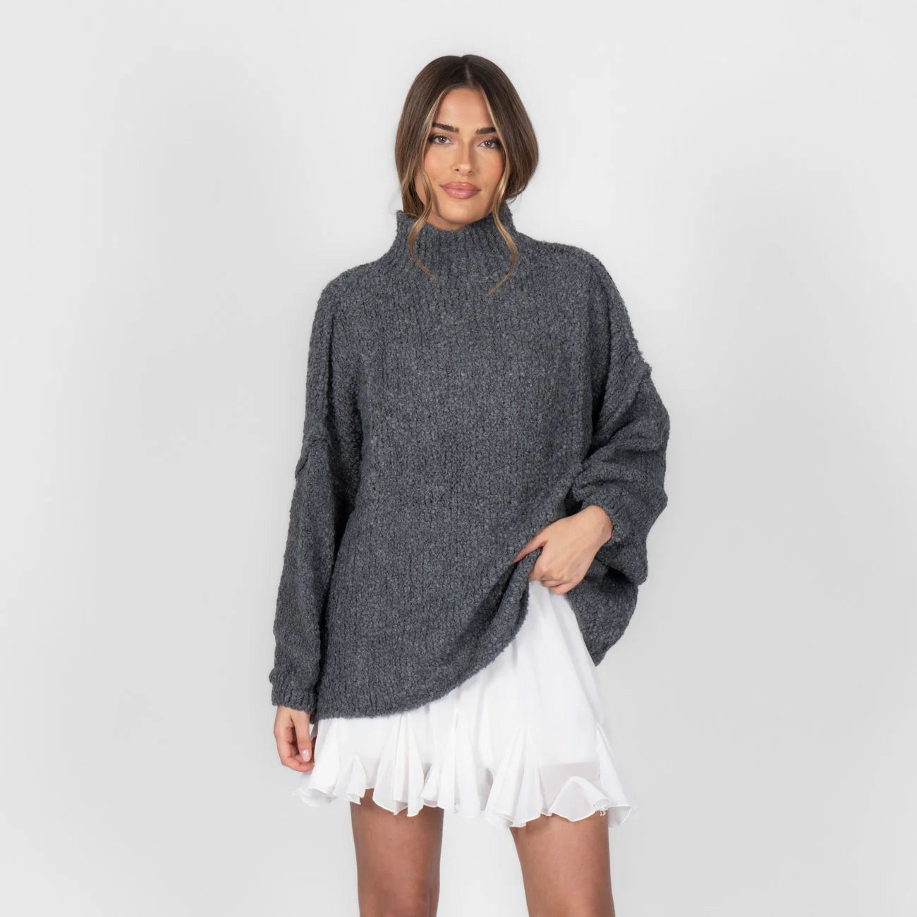 Bouclé Oversize Pullover "CasualCozy" - Image 45