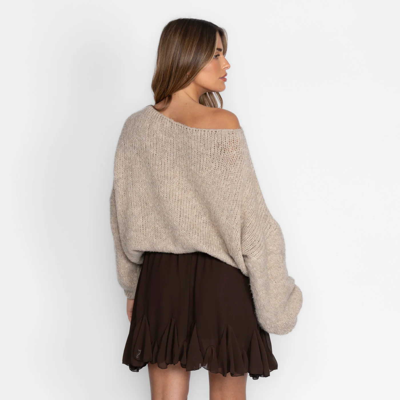 Casual Off-Shoulder Pullover - Image 12