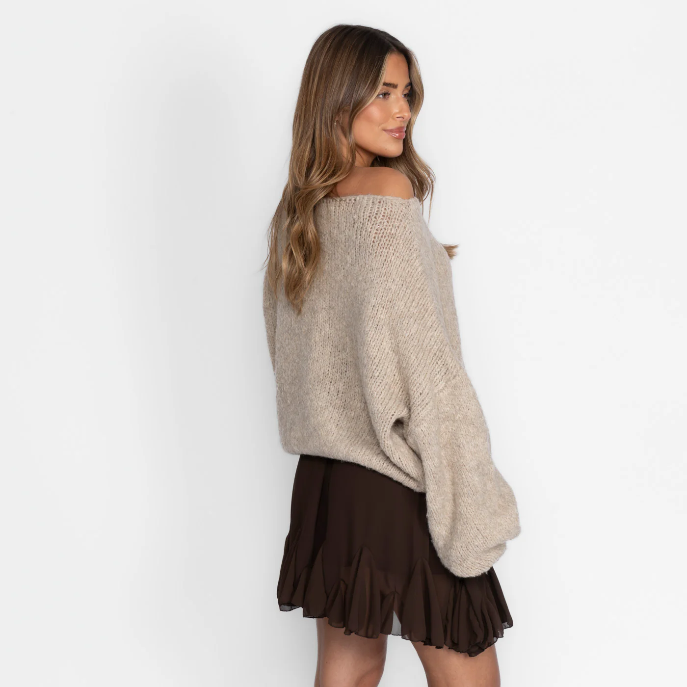 Casual Off-Shoulder Pullover - Image 14