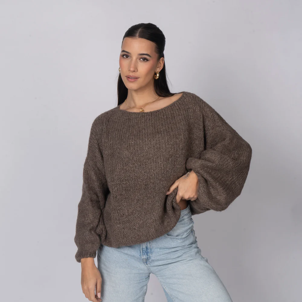 Casual Off-Shoulder Pullover - Image 19
