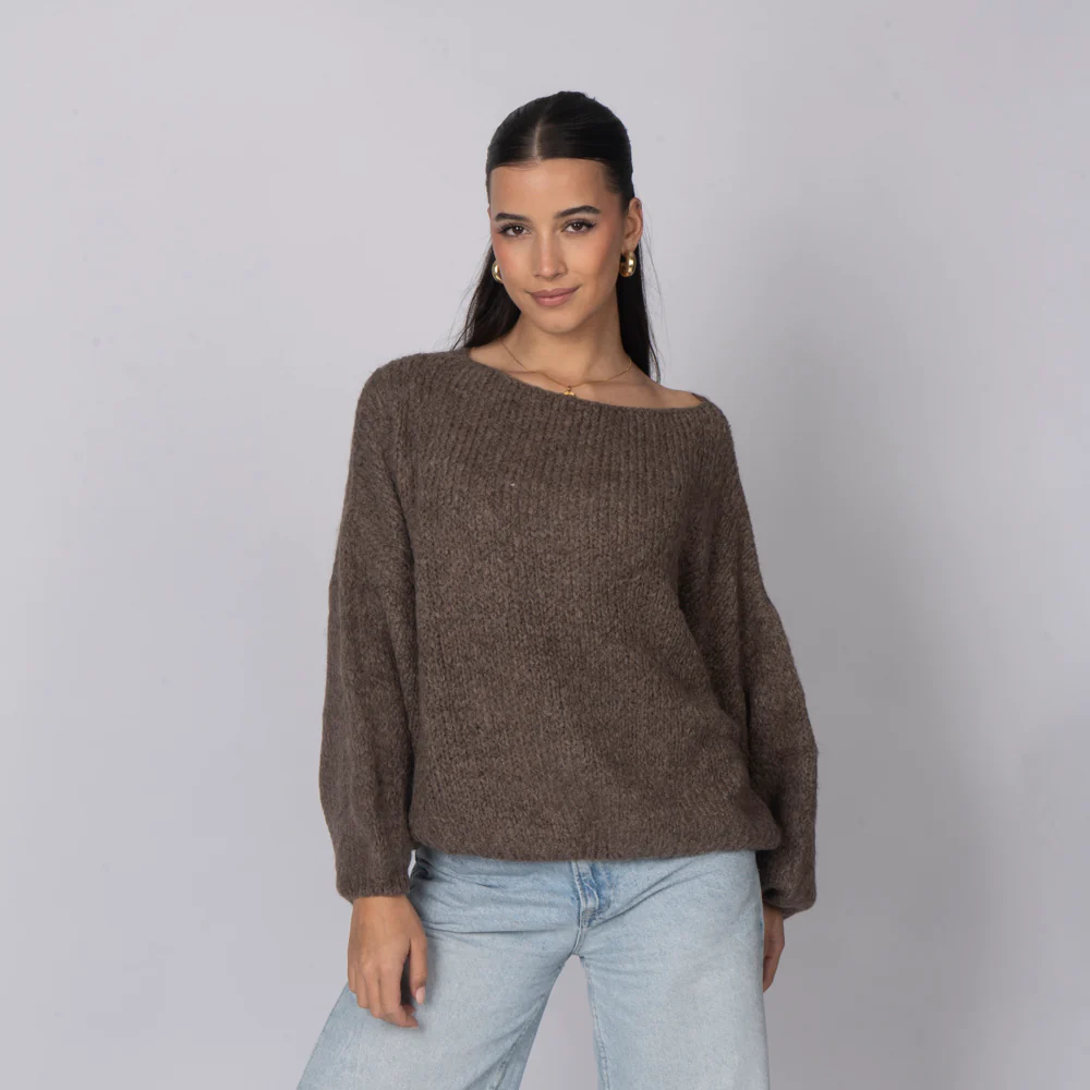 Casual Off-Shoulder Pullover - Image 21