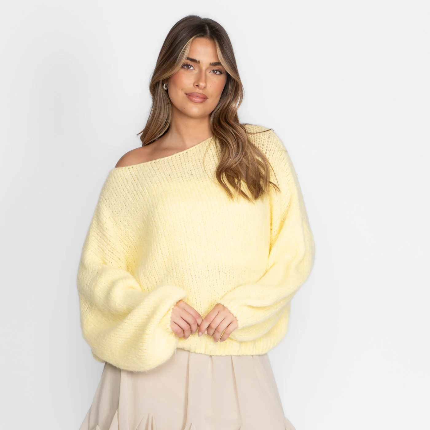 Casual Off-Shoulder Pullover - Image 28