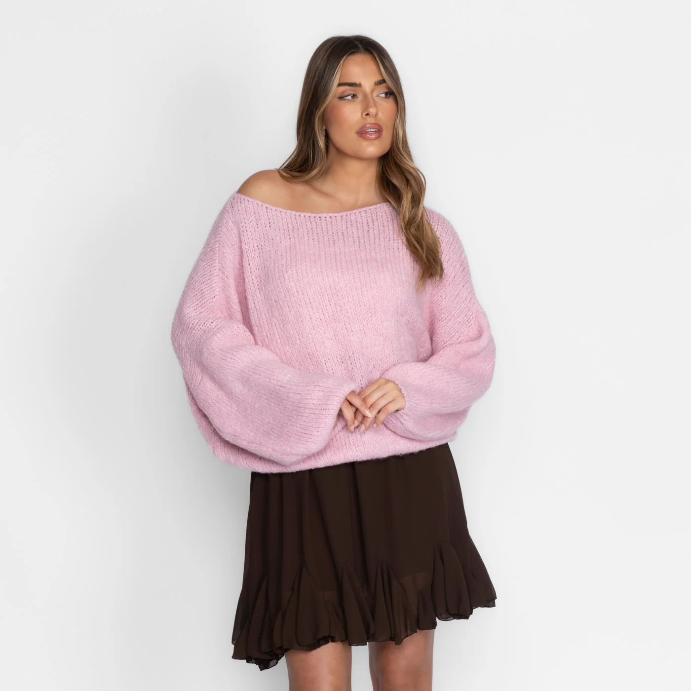 Casual Off-Shoulder Pullover - Image 3