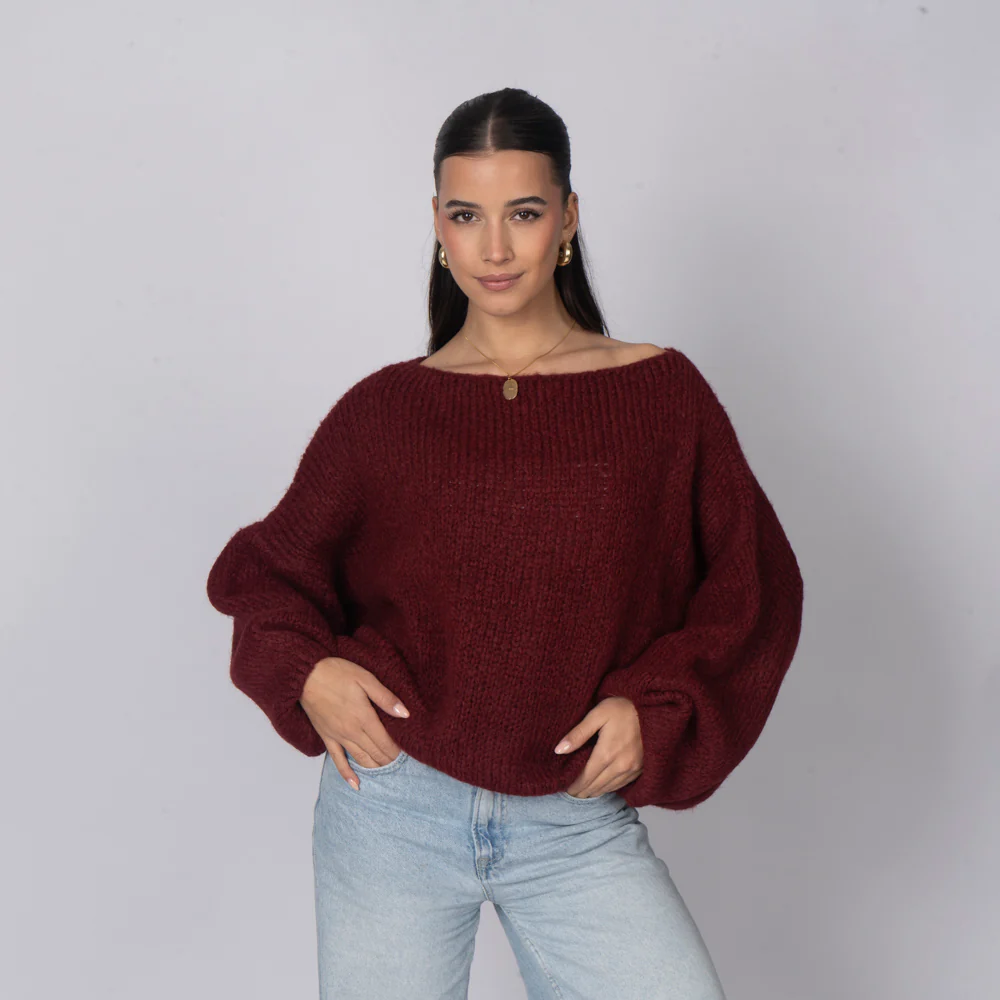 Casual Off-Shoulder Pullover - Image 31