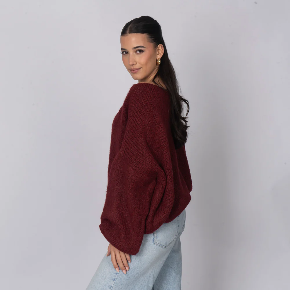 Casual Off-Shoulder Pullover - Image 32