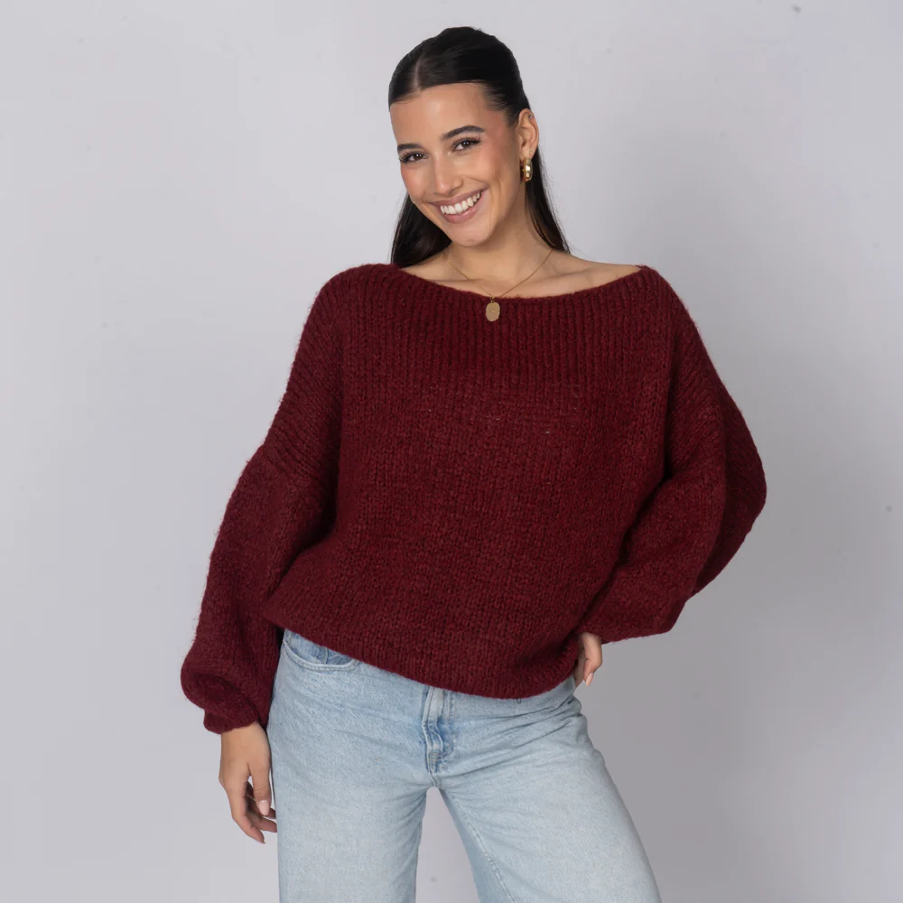 Casual Off-Shoulder Pullover - Image 33