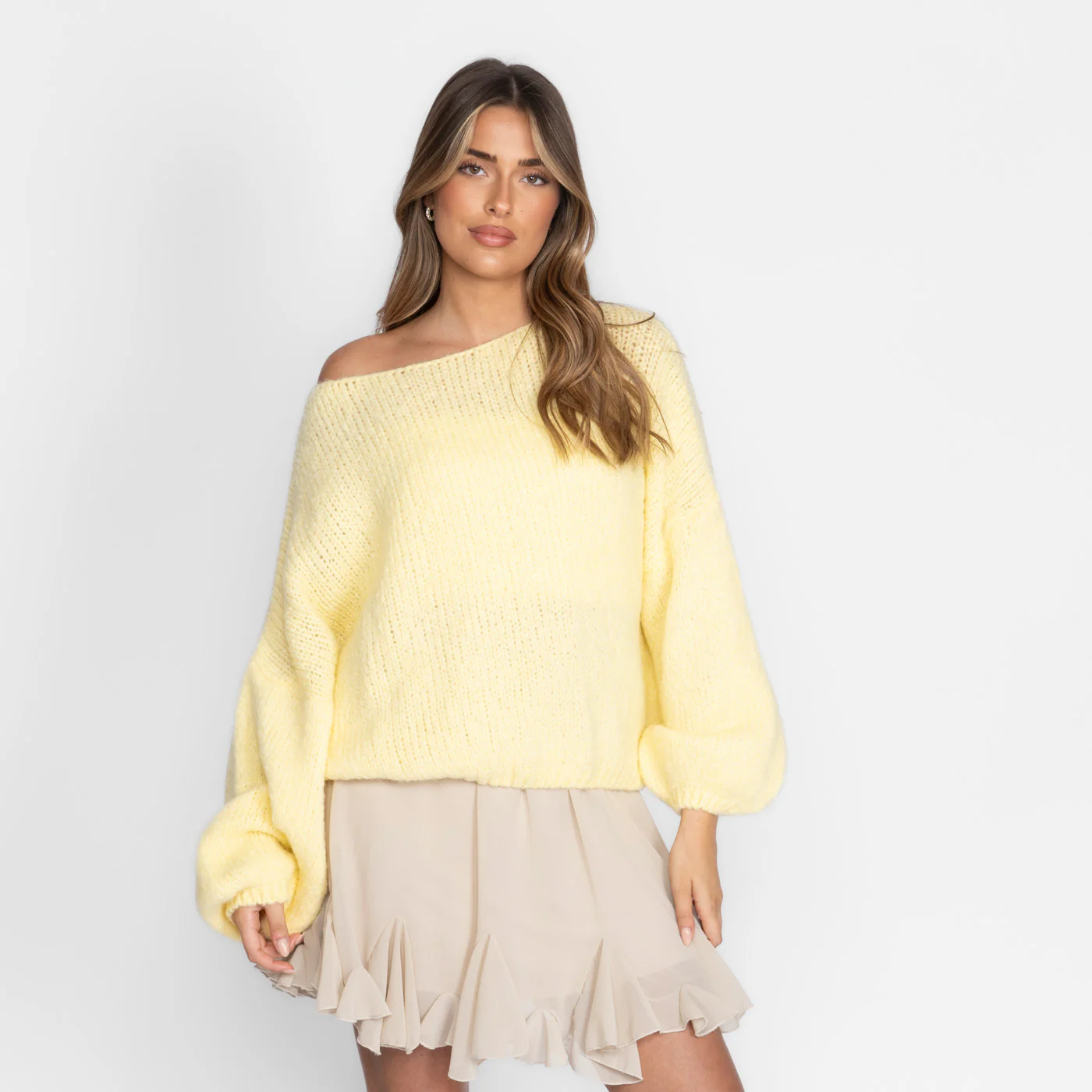 Casual Off-Shoulder Pullover - Image 34