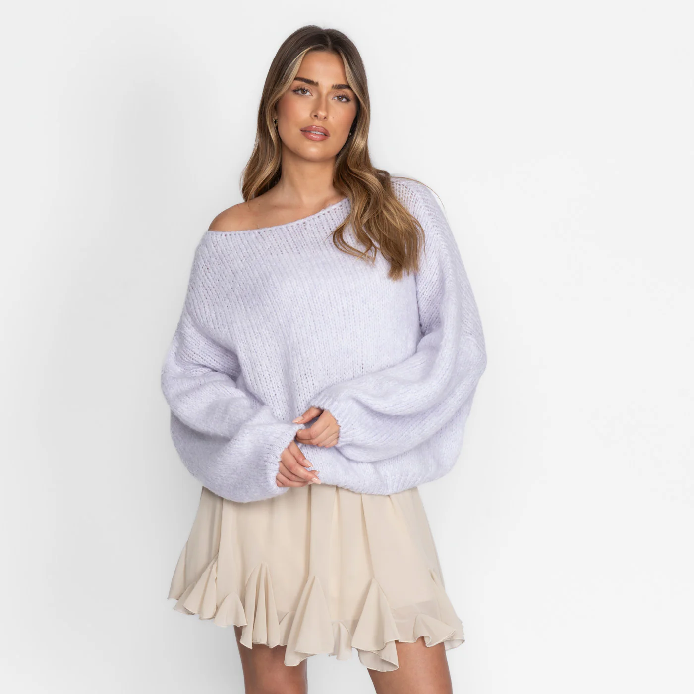 Casual Off-Shoulder Pullover - Image 36
