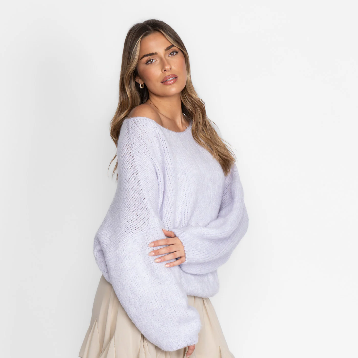 Casual Off-Shoulder Pullover - Image 38