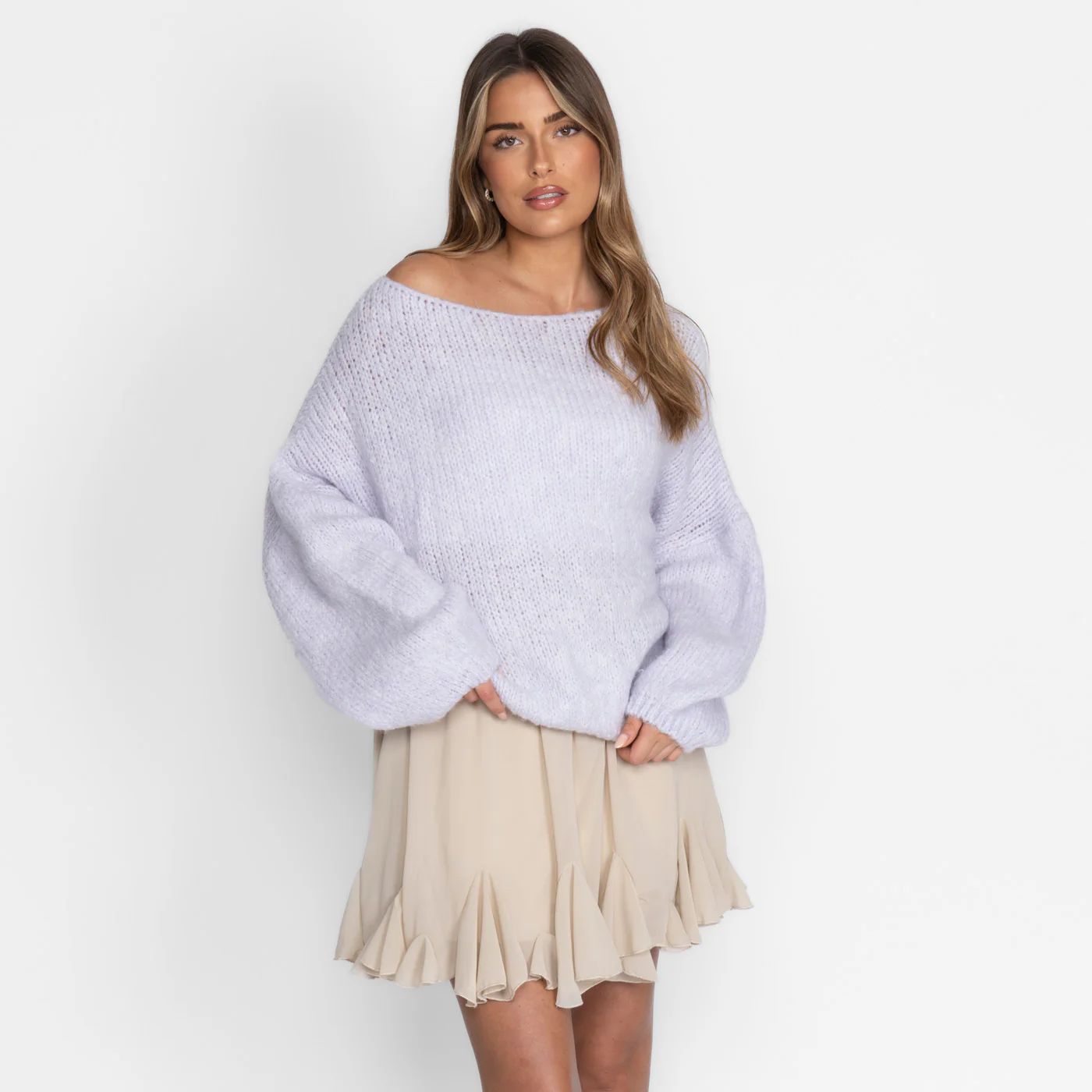 Casual Off-Shoulder Pullover - Image 39