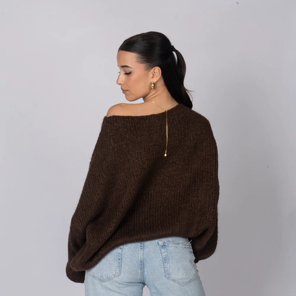 Casual Off-Shoulder Pullover - Image 42