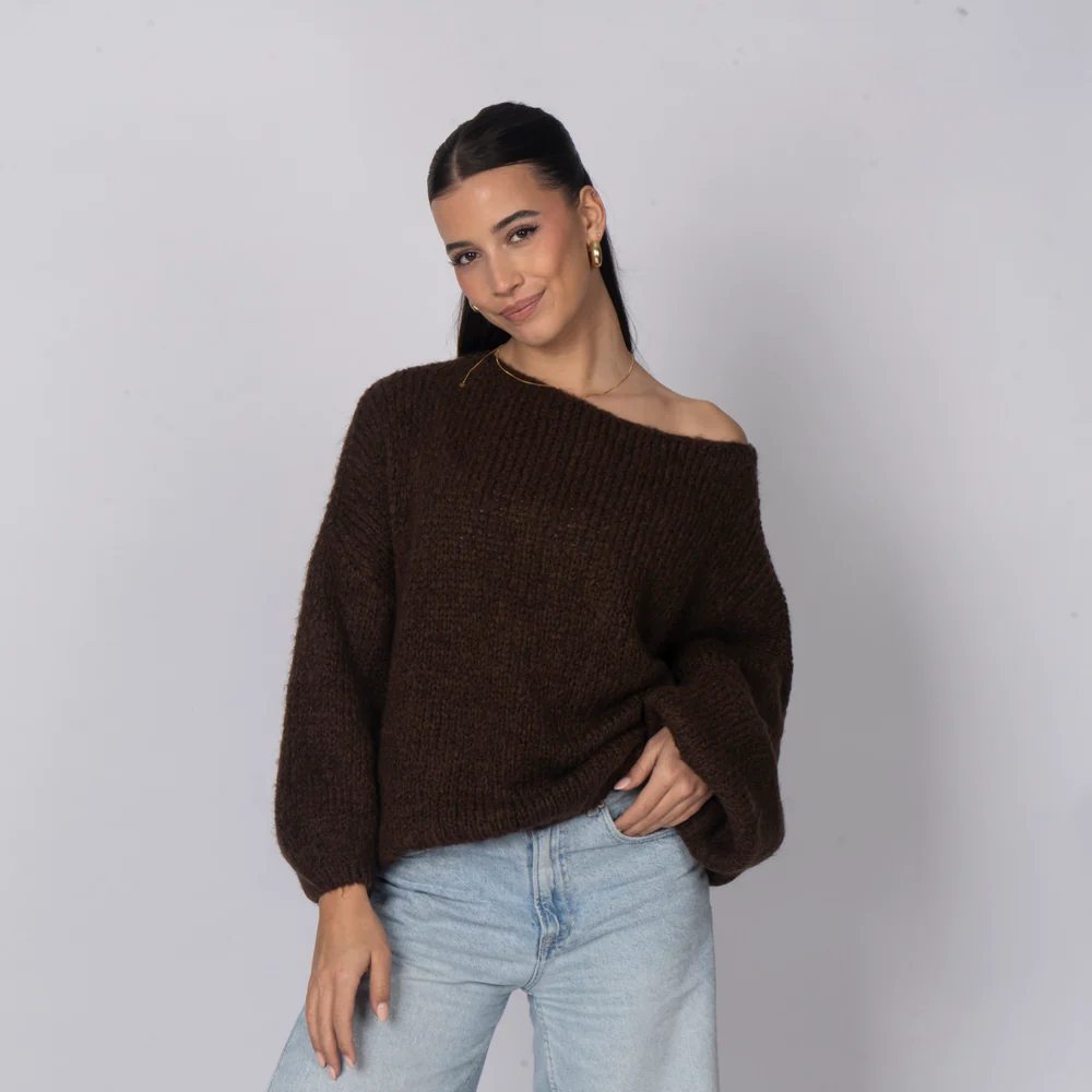 Casual Off-Shoulder Pullover - Image 43