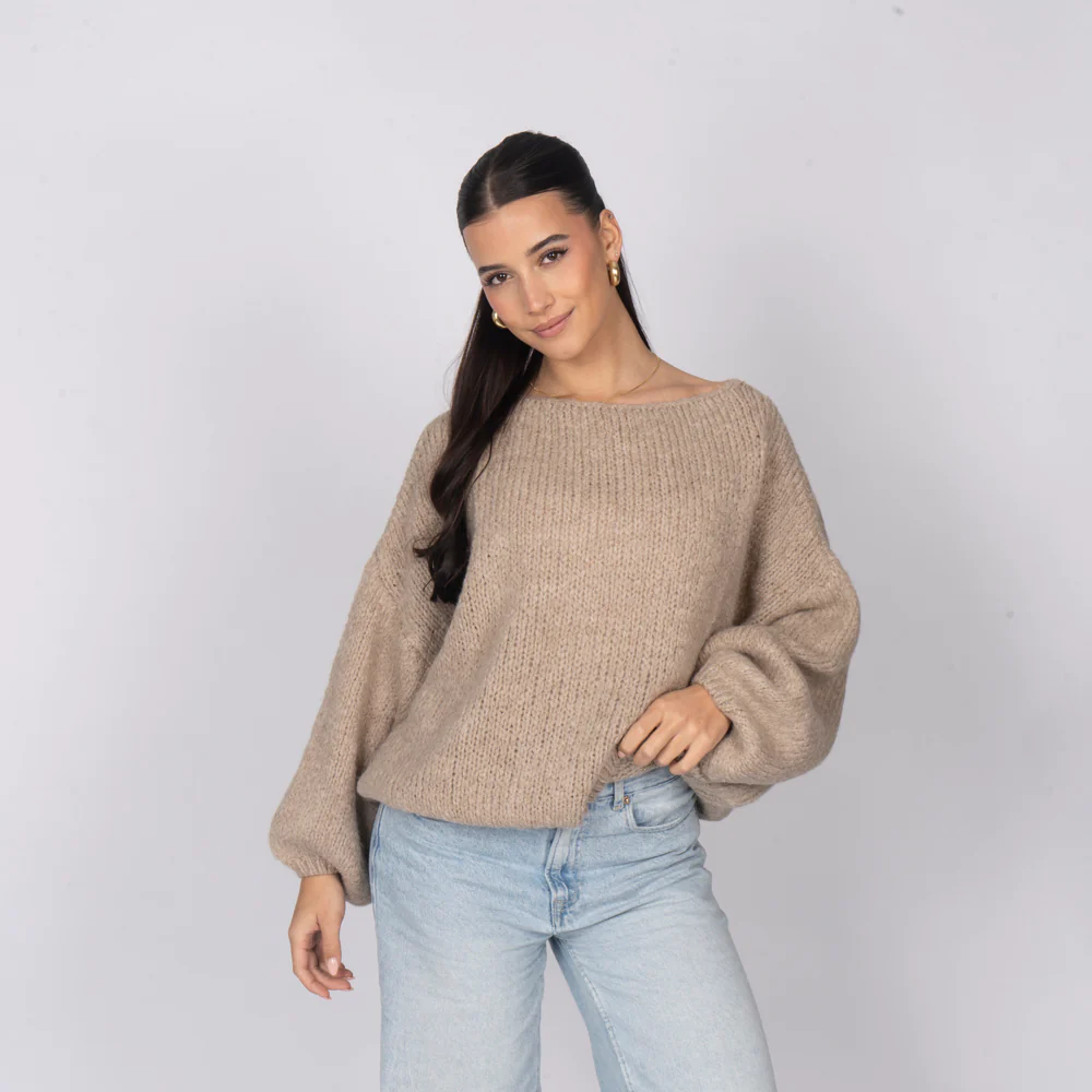 Casual Off-Shoulder Pullover - Image 47