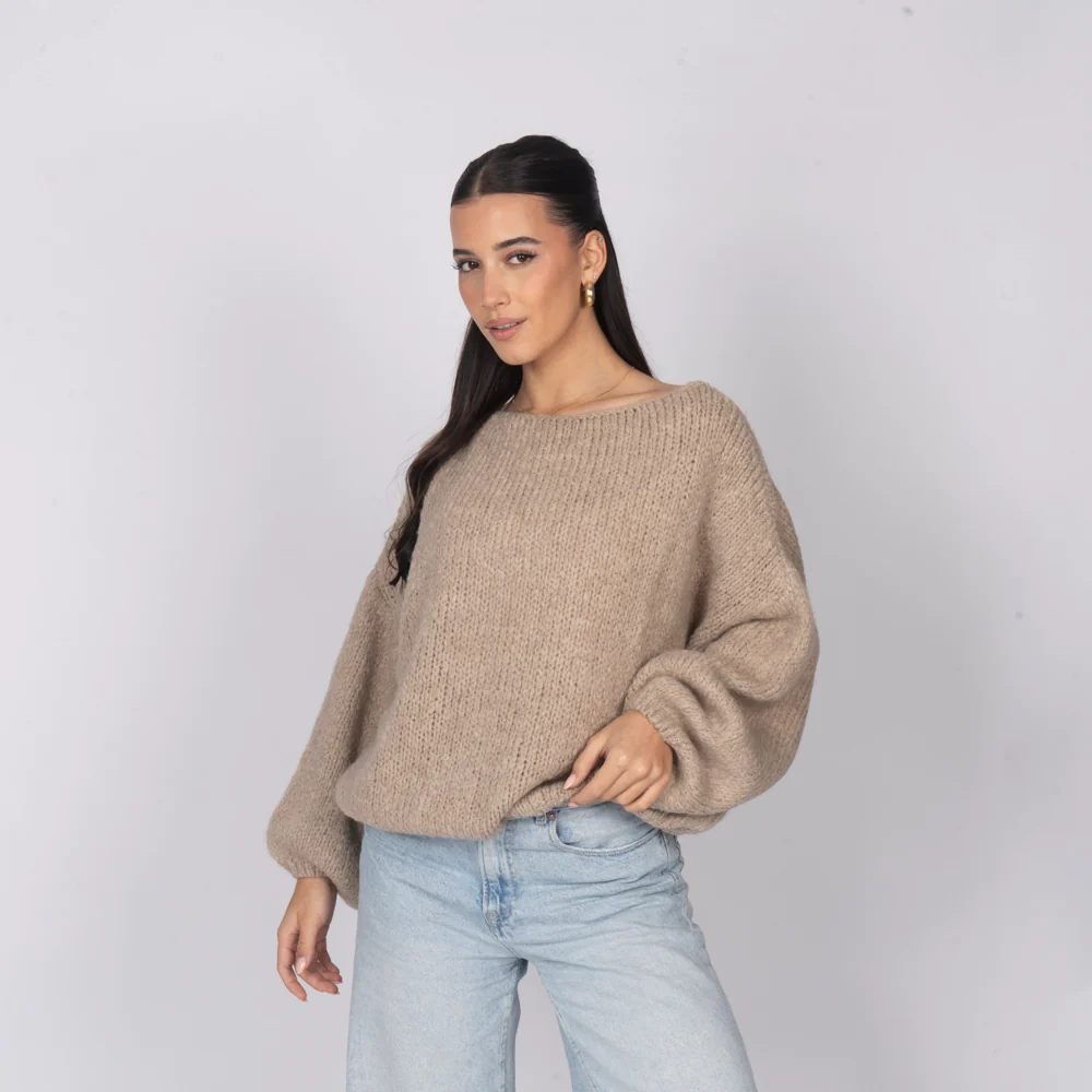 Casual Off-Shoulder Pullover - Image 48