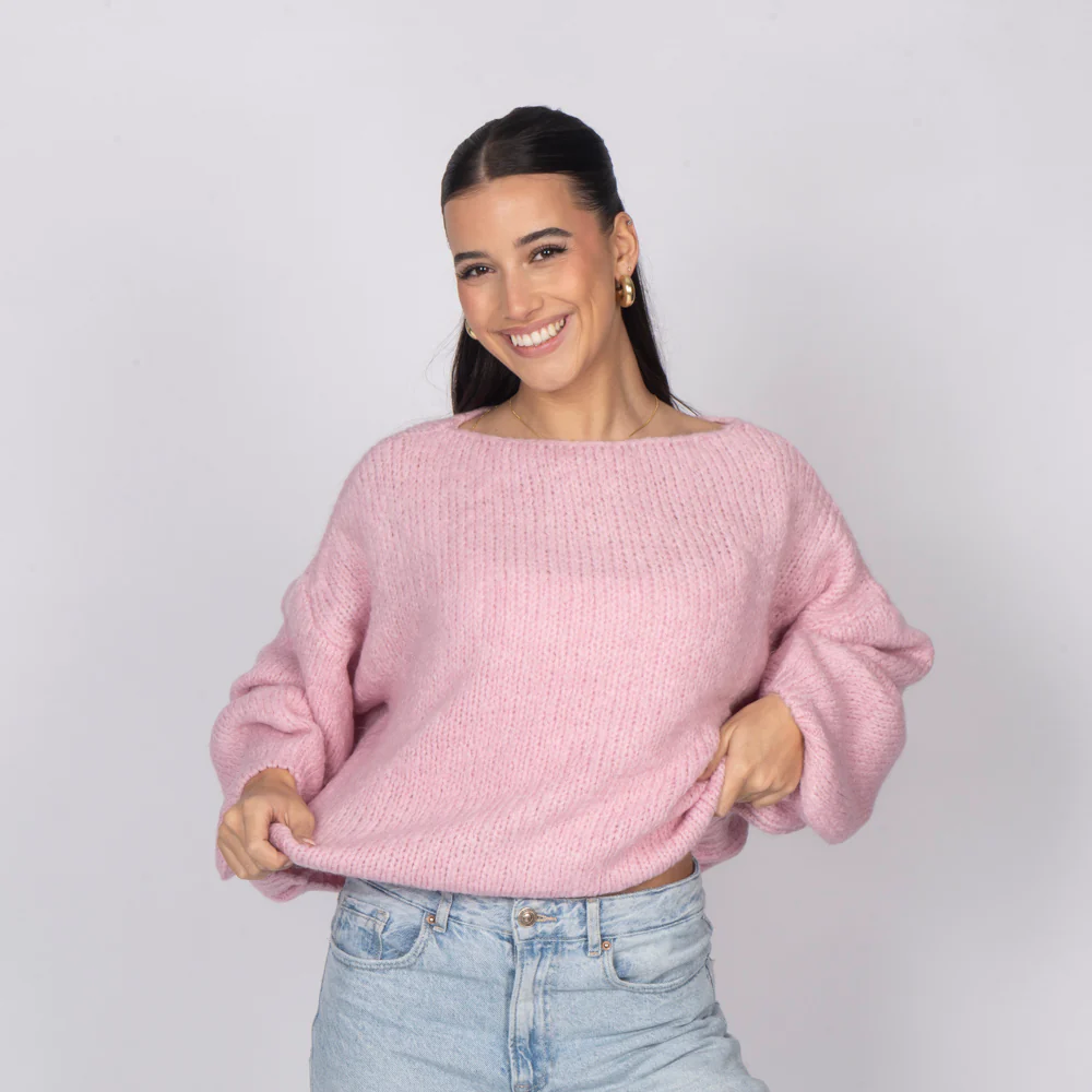 Casual Off-Shoulder Pullover - Image 5