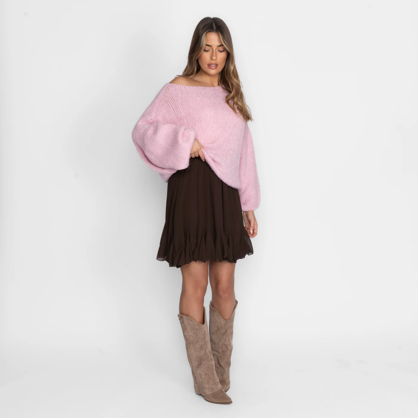 Casual Off-Shoulder Pullover - Image 6