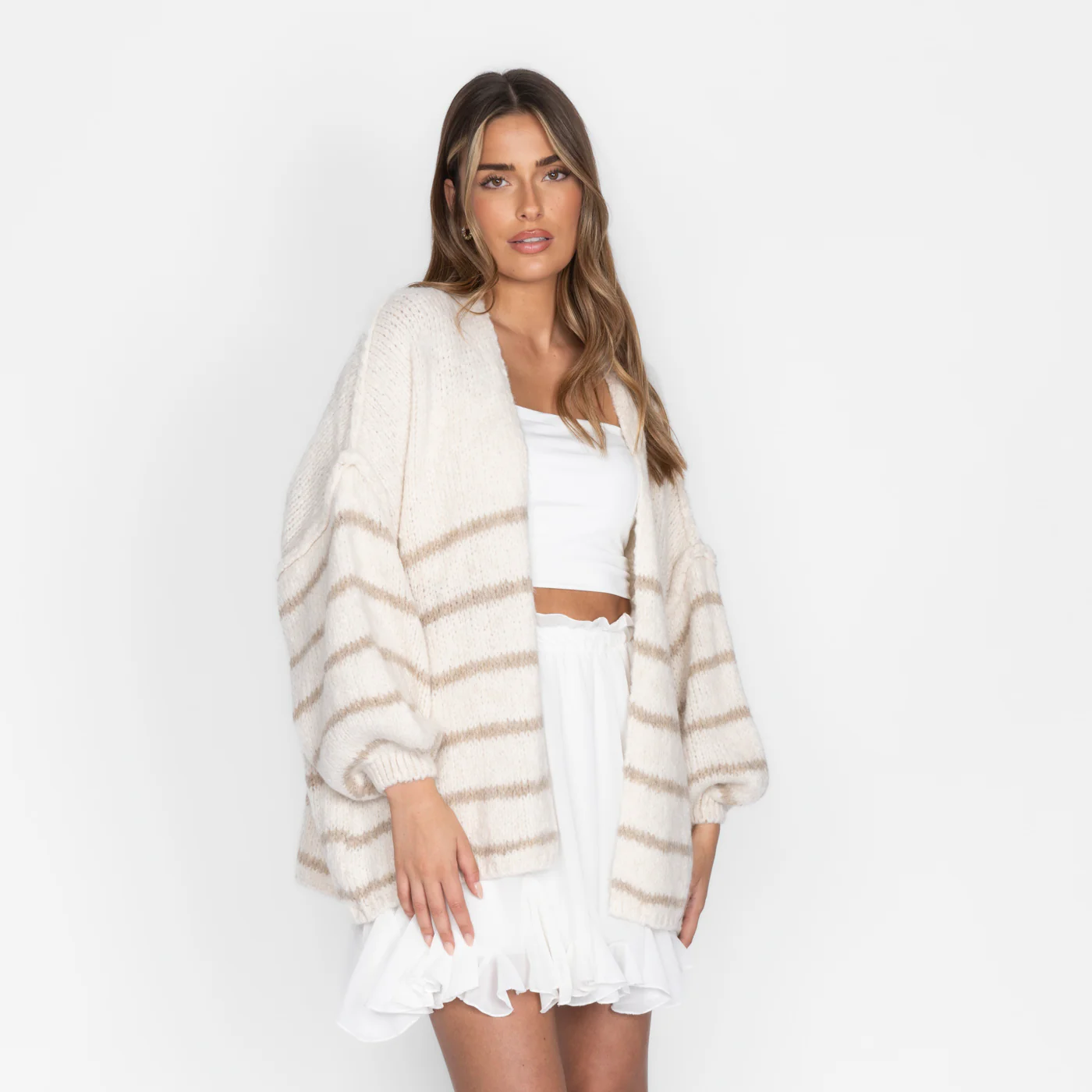 CasualCozy Cardigan Gestreift - Image 11