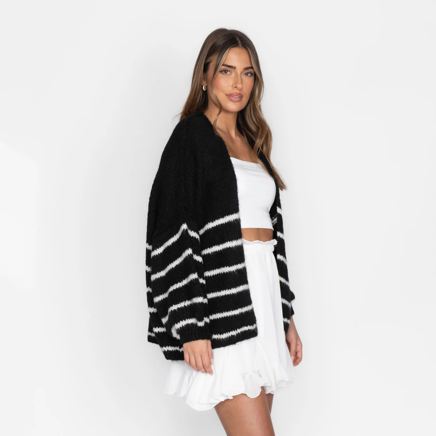 CasualCozy Cardigan Gestreift - Image 15