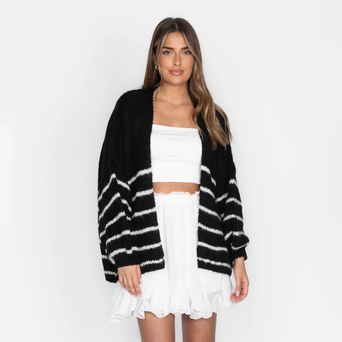 CasualCozy Cardigan Gestreift - Image 17