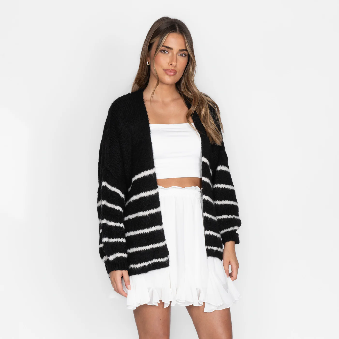 CasualCozy Cardigan Gestreift - Image 18