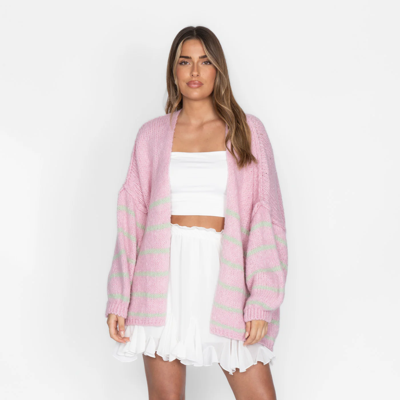 CasualCozy Cardigan Gestreift - Image 19