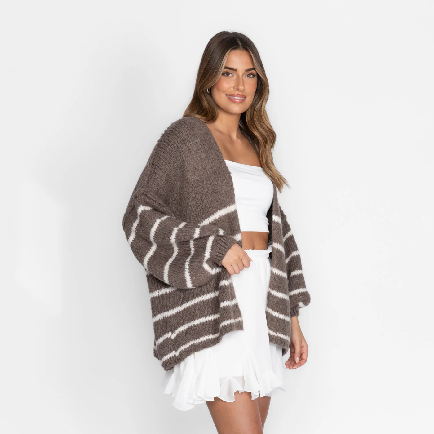 CasualCozy Cardigan Gestreift - Image 2