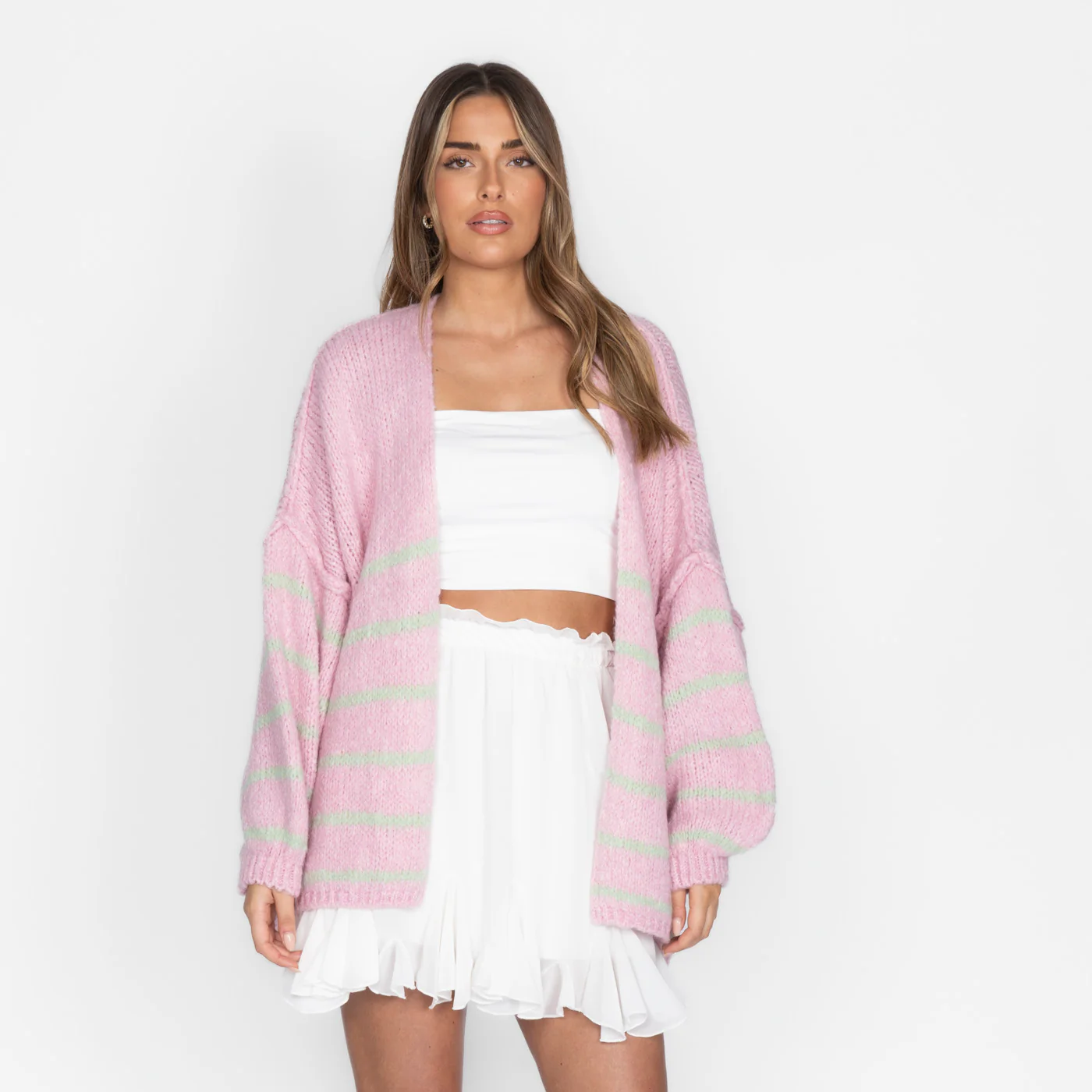 CasualCozy Cardigan Gestreift - Image 20