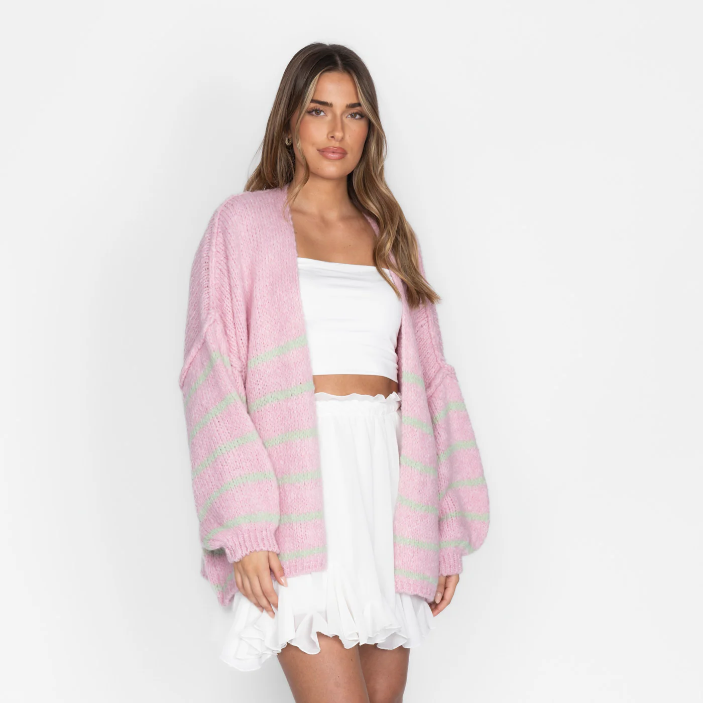CasualCozy Cardigan Gestreift - Image 21