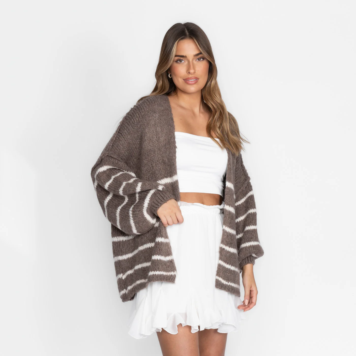 CasualCozy Cardigan Gestreift - Image 5