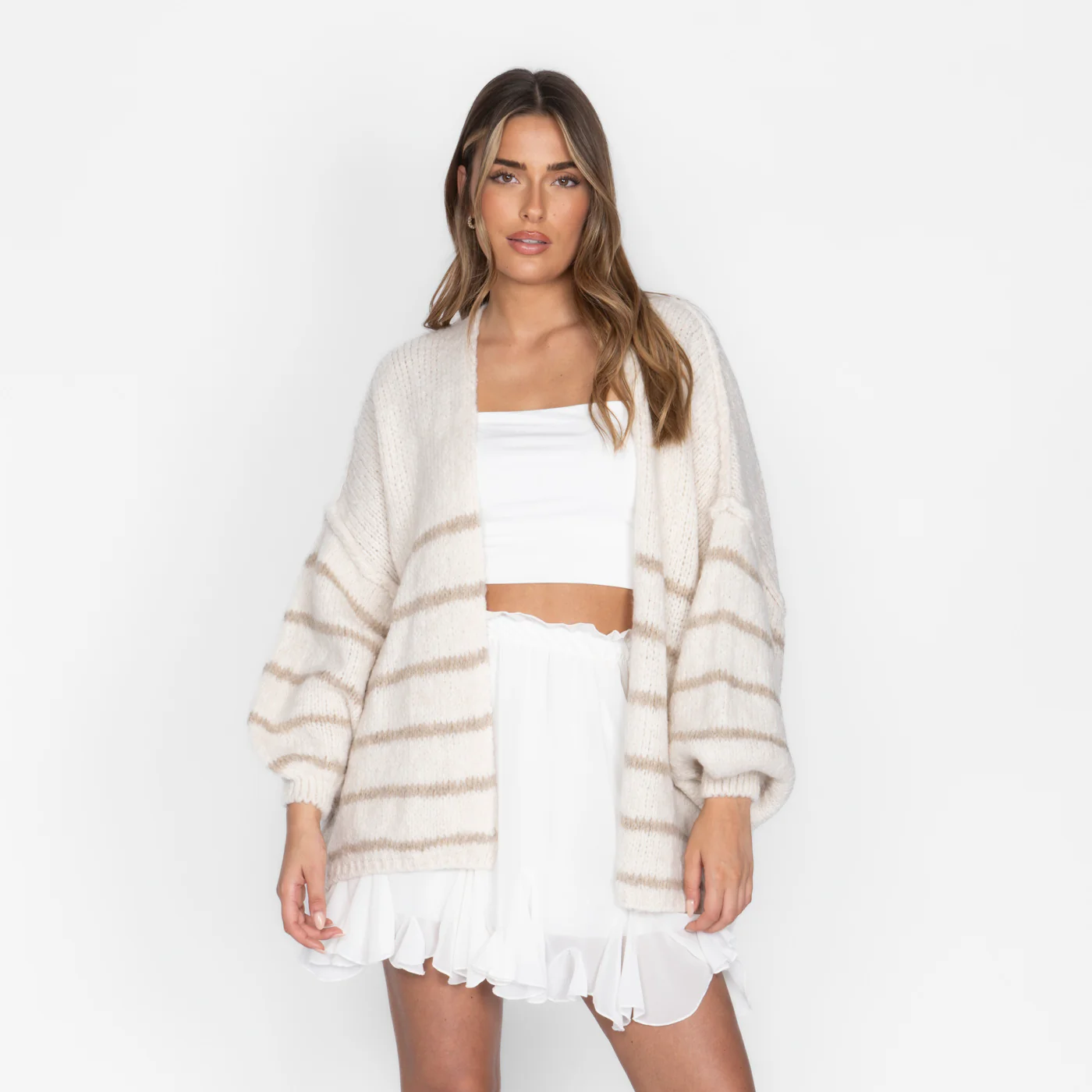 CasualCozy Cardigan Gestreift - Image 9