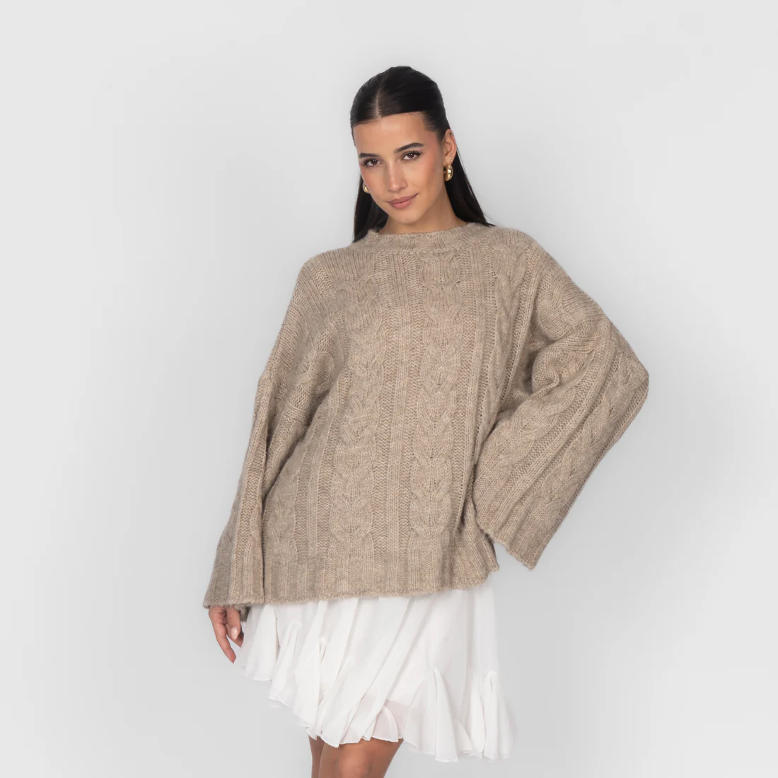 Chunky Oversize Strickpullover - Image 35