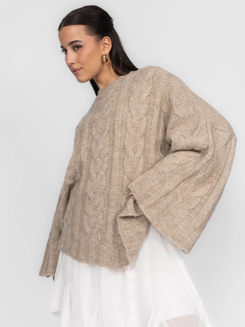 Chunky Oversize Strickpullover - Image 36