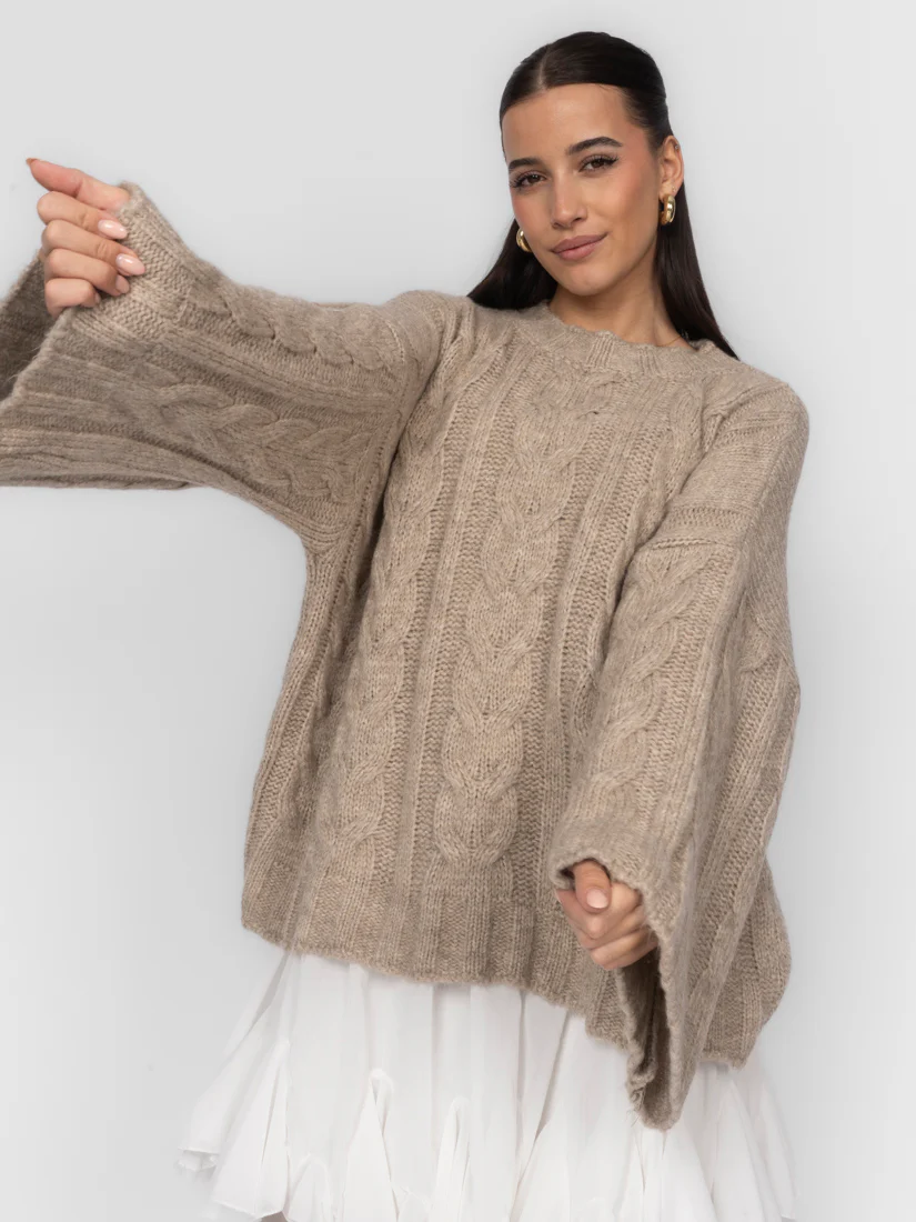 Chunky Oversize Strickpullover - Image 38