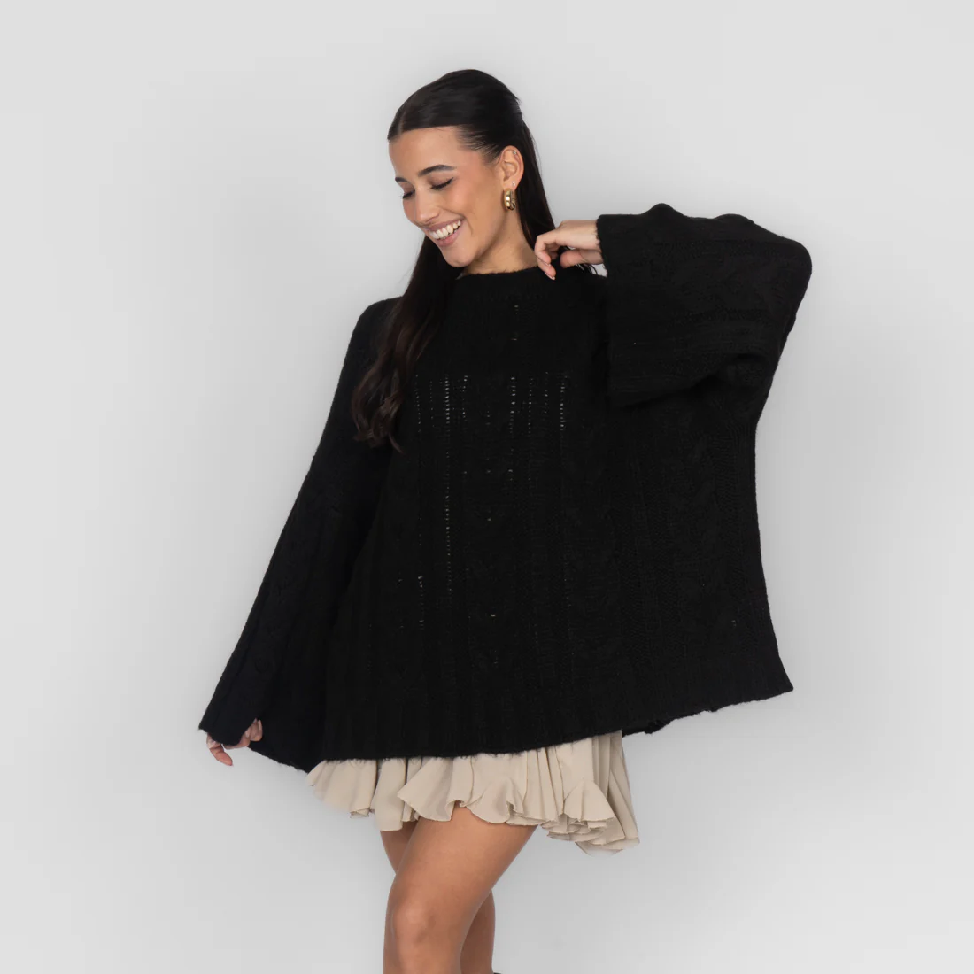 Chunky Oversize Strickpullover - Image 41
