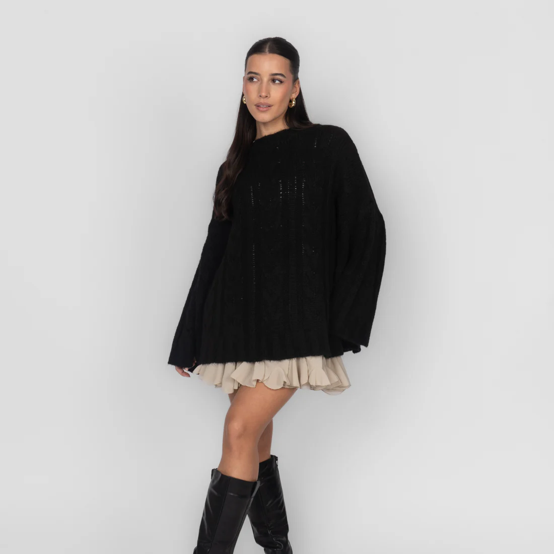 Chunky Oversize Strickpullover - Image 42