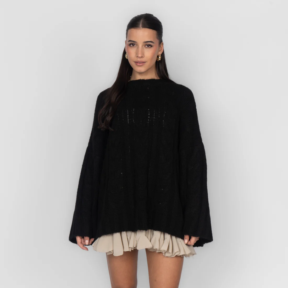 Chunky Oversize Strickpullover - Image 43