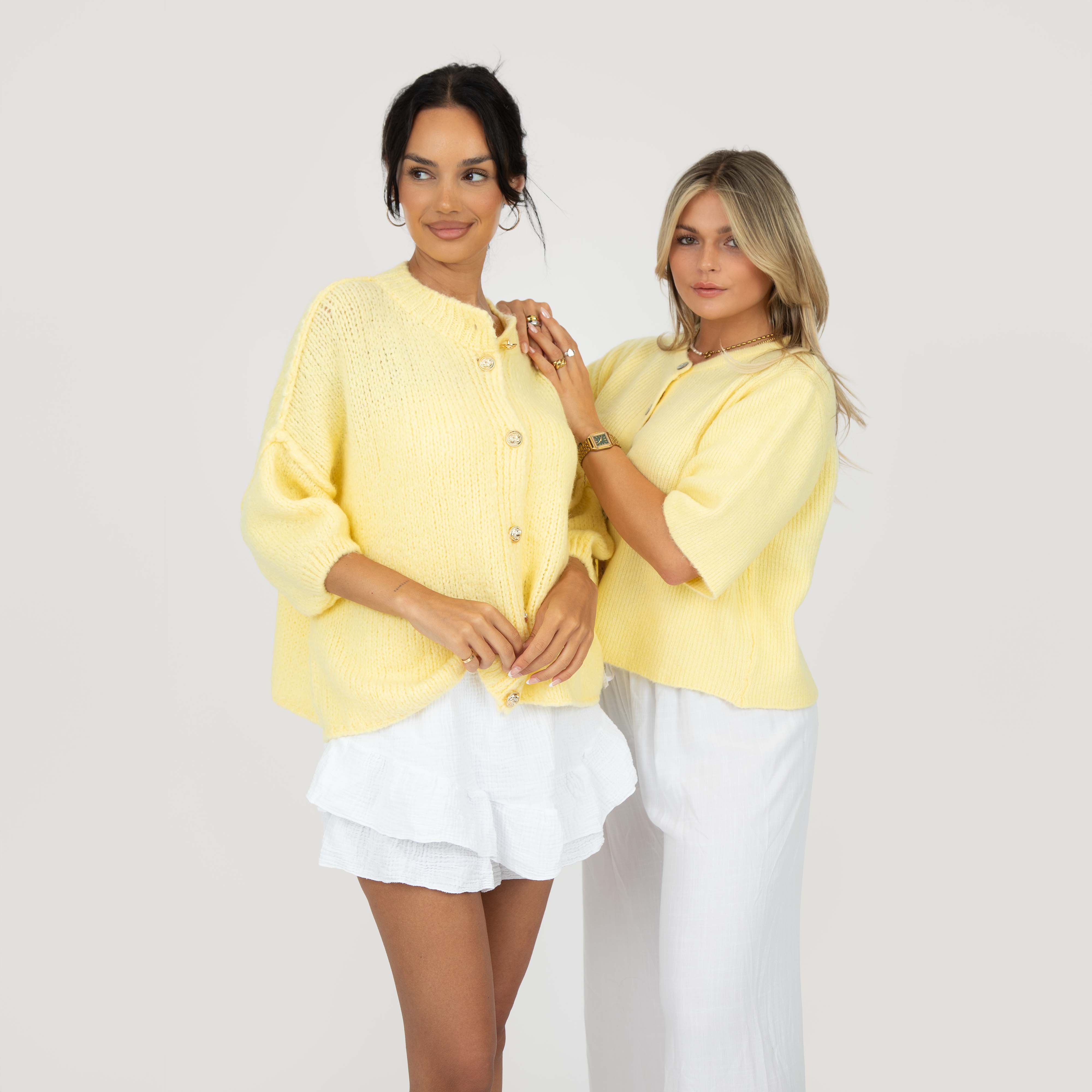 CozyGlam Kurzarm Cardigan - Image 6
