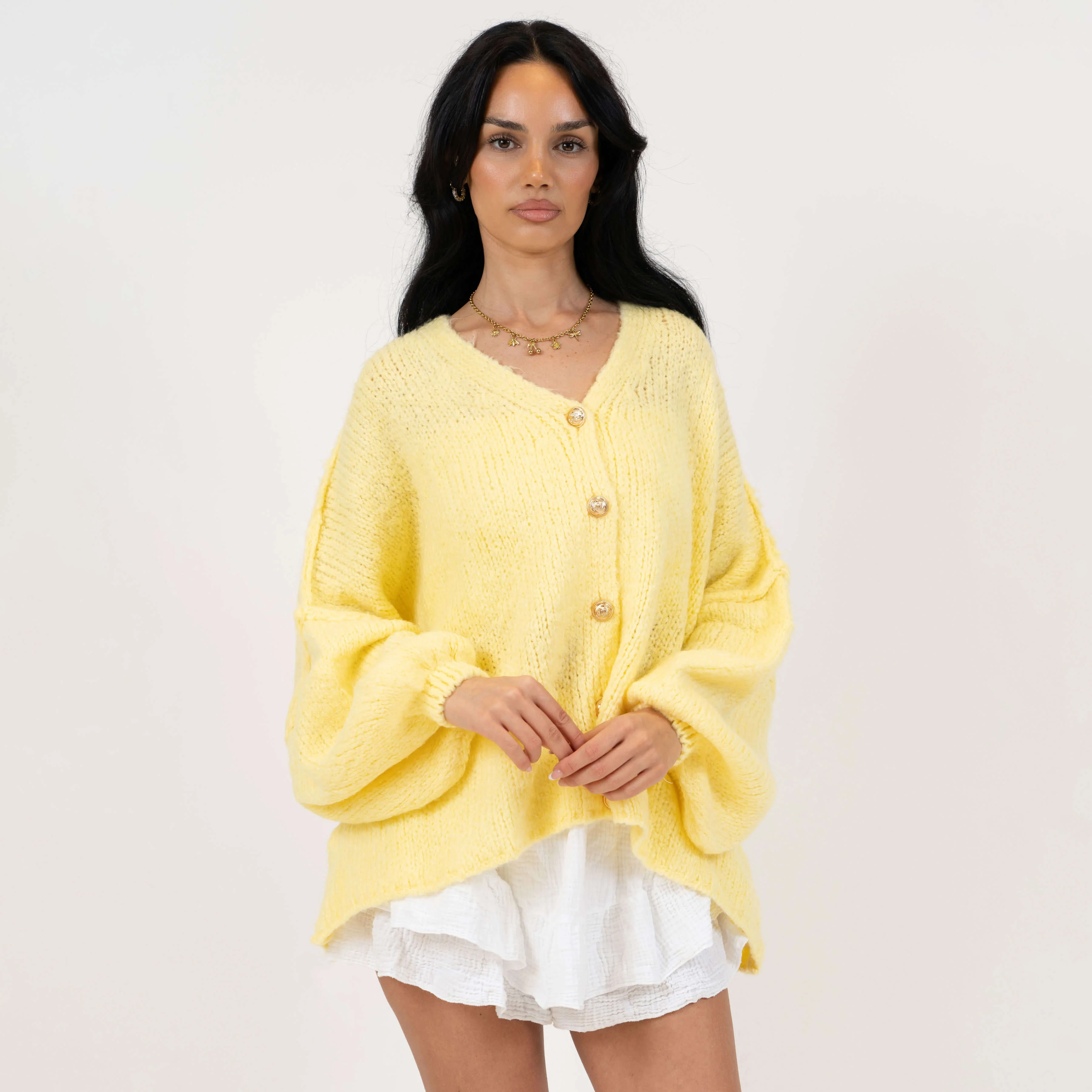 CozyGlam Oversize V-Cardigan - Image 14