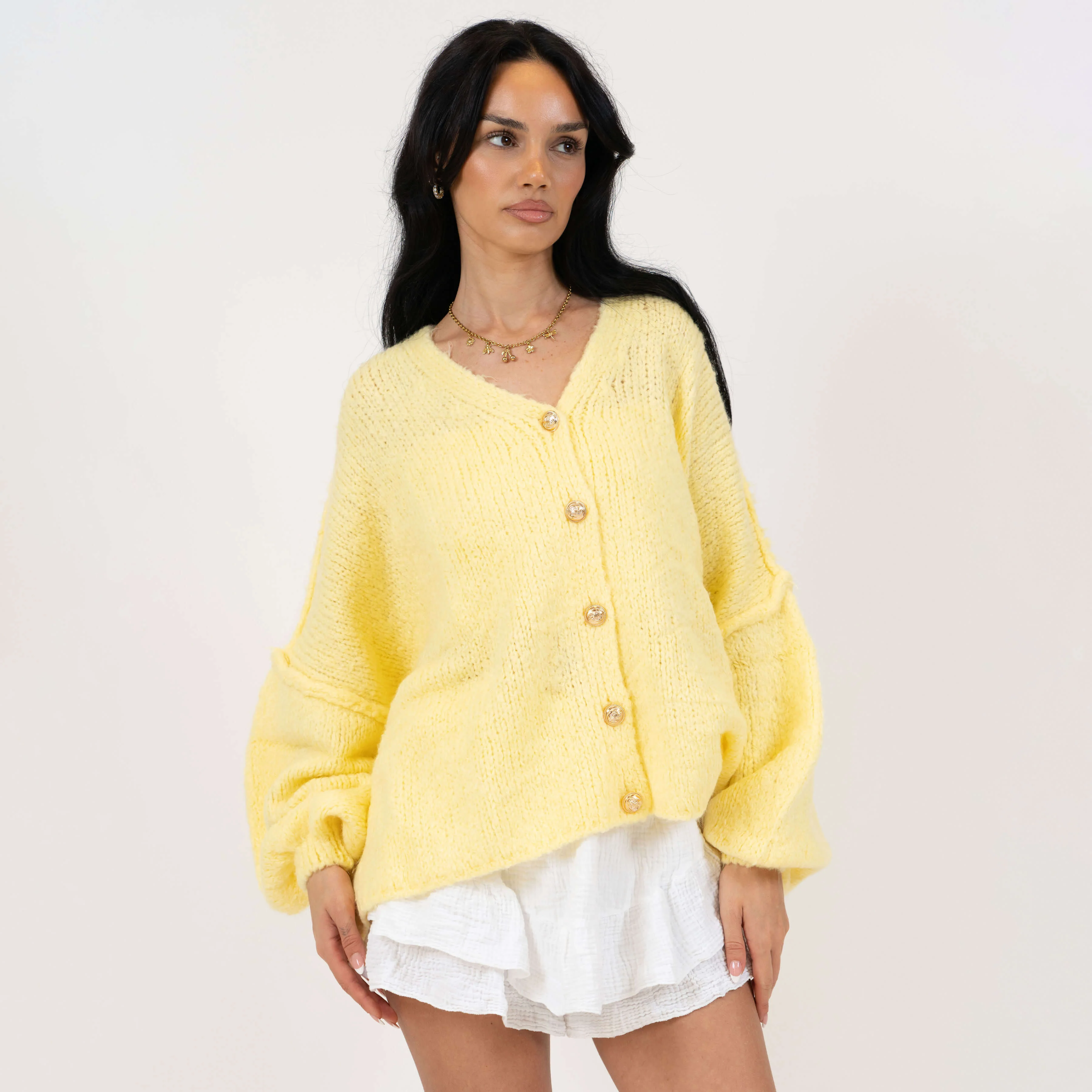 CozyGlam Oversize V-Cardigan - Image 16