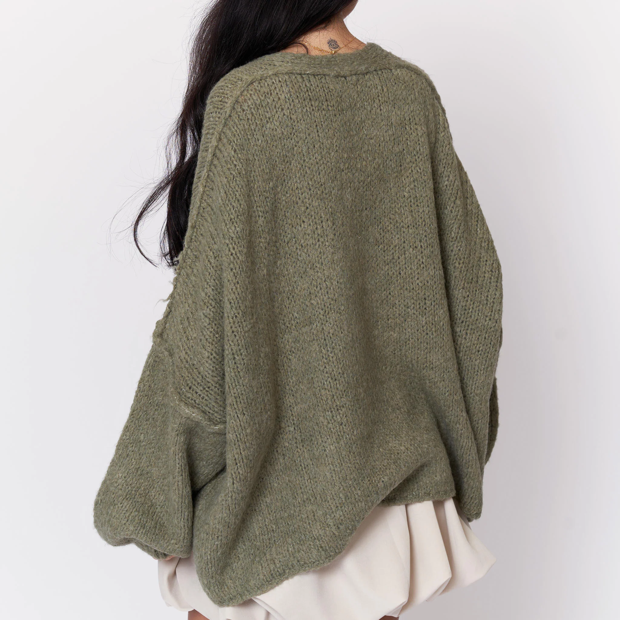 CozyGlam Oversize V-Cardigan - Image 23