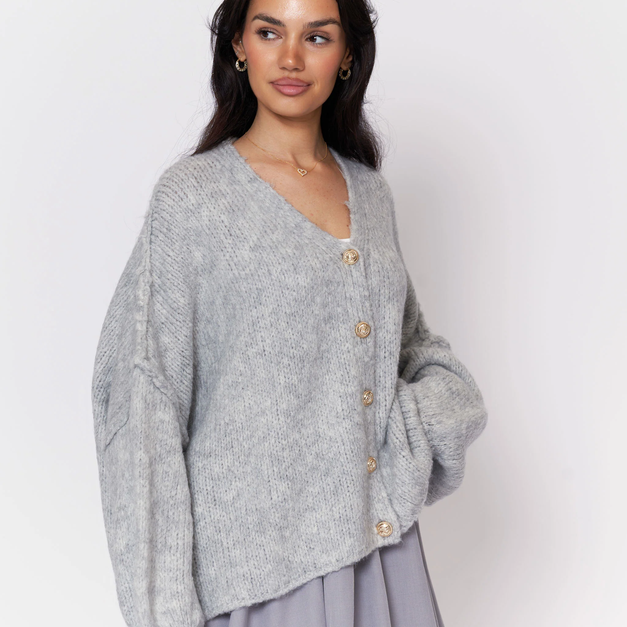 CozyGlam Oversize V-Cardigan - Image 54