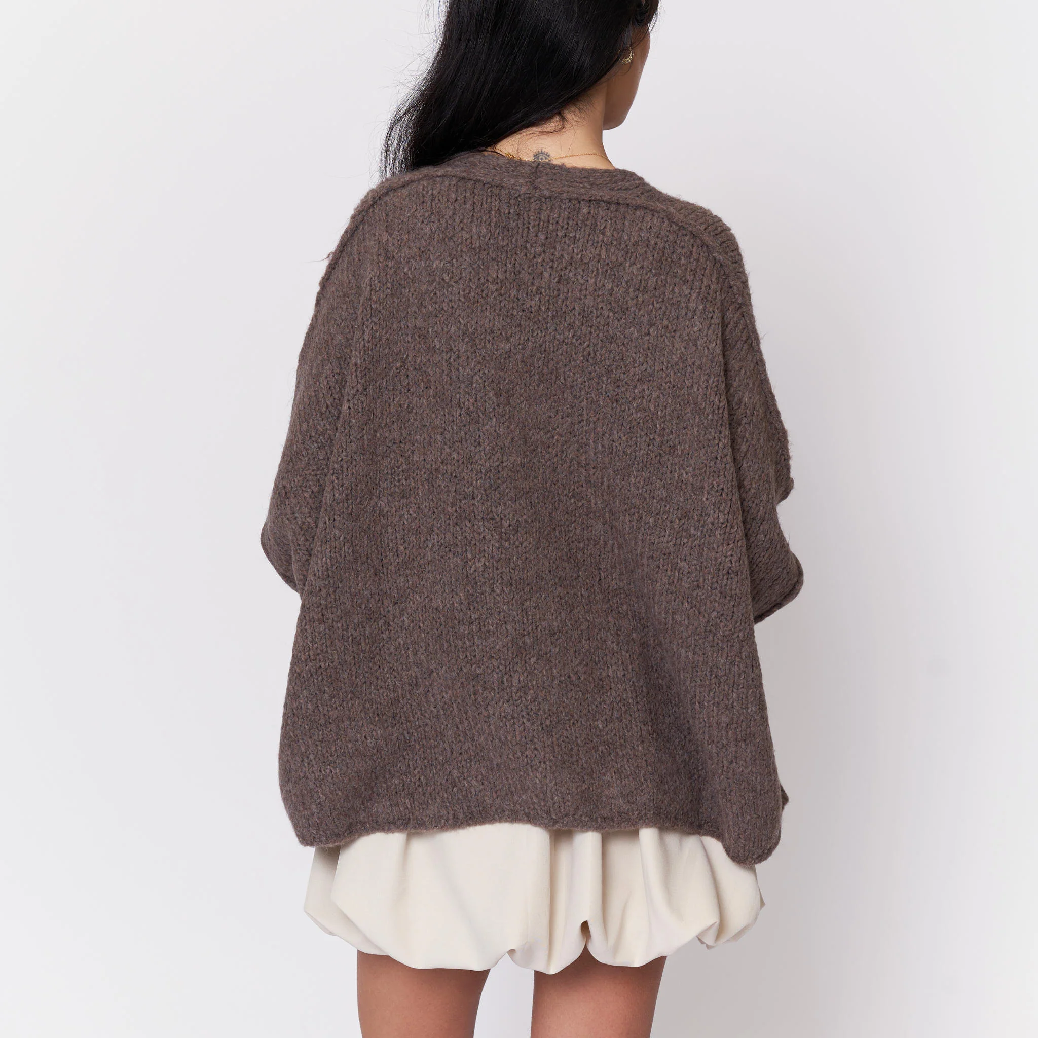 CozyGlam Oversize V-Cardigan - Image 7