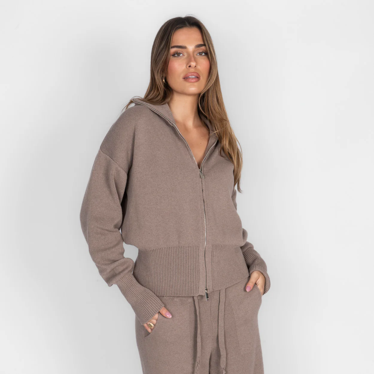 Everyday Lounge Zip Cardigan - Image 12