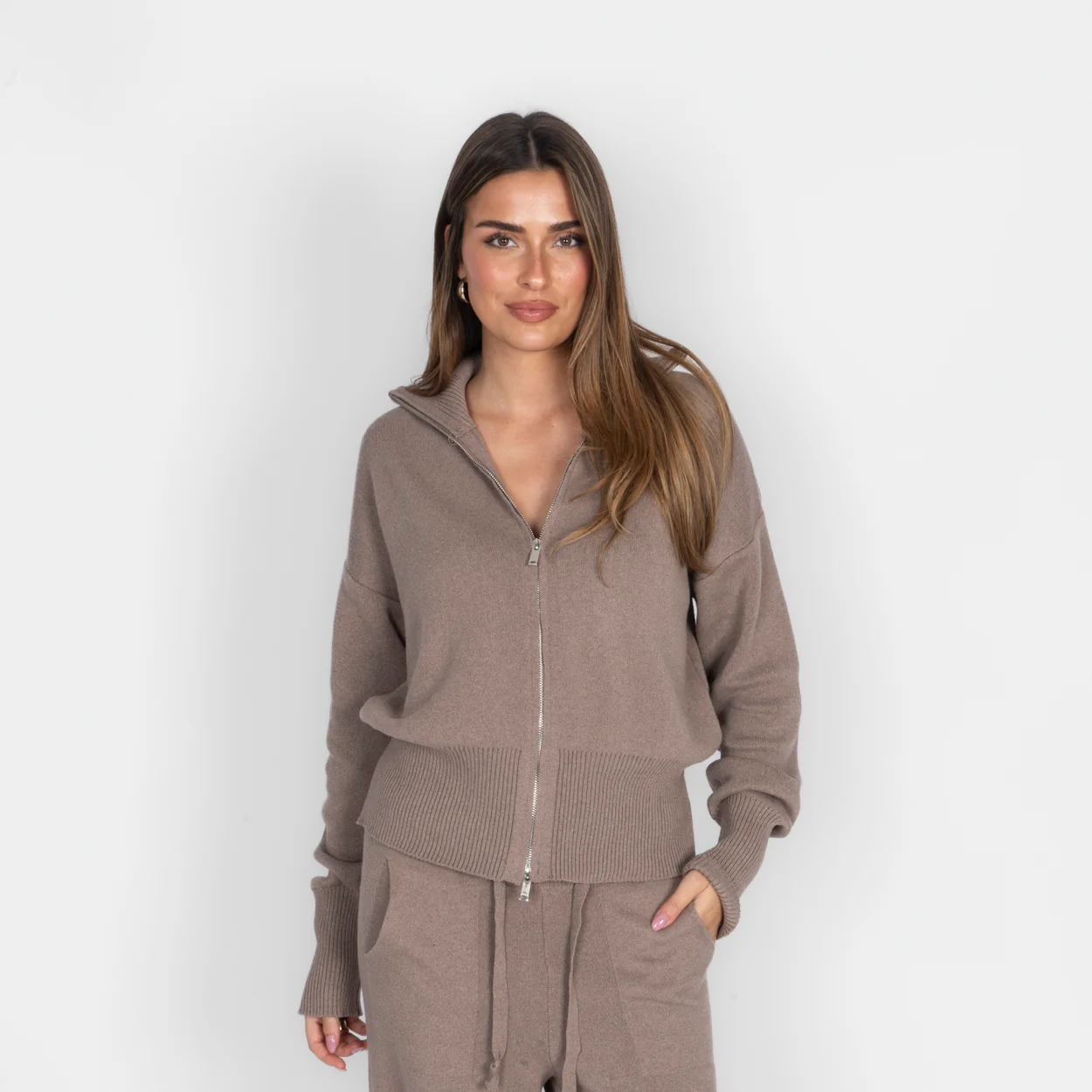 Everyday Lounge Zip Cardigan - Image 13