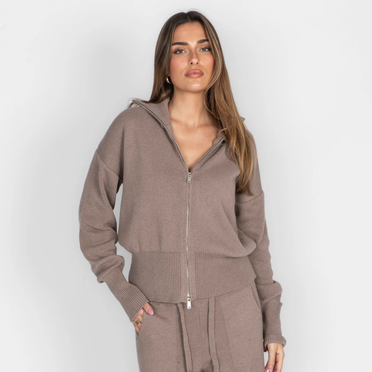 Everyday Lounge Zip Cardigan - Image 14