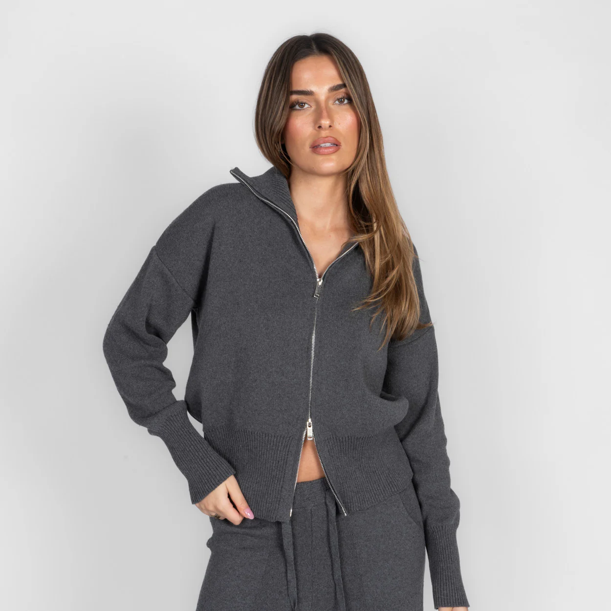Everyday Lounge Zip Cardigan - Image 15